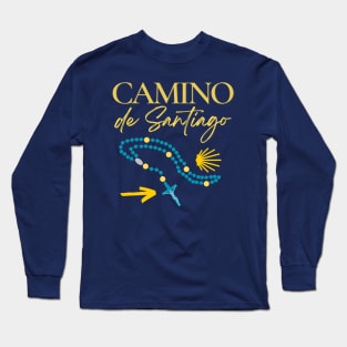 Camino de Santiago Catholic Pilgrimage Long Sleeve T-Shirt